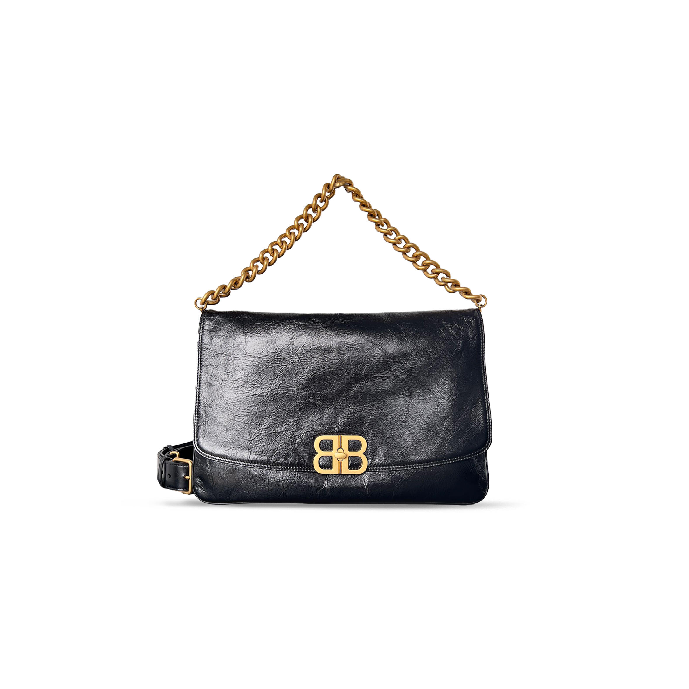BALENCIAGA LARGE BB SOFT IN BLACK 7484882AAV41000 (36*23.8*3cm)